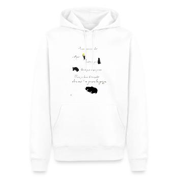 I'm a cat - Men’s Premium Organic Hoodie - white - Front - Nico (187cm)