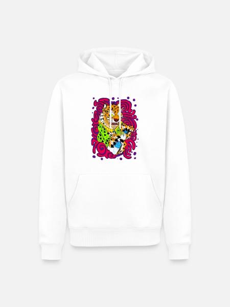 Thirsty Panther - Men’s Premium Organic Hoodie - white