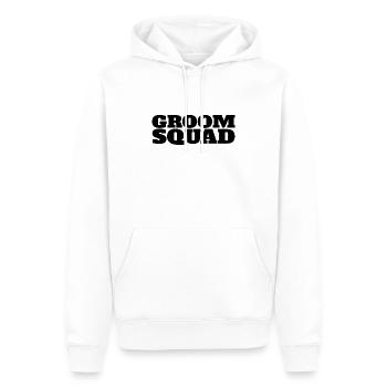 Enterrement de vie de garçon - Sweat à capuche Premium bio Homme - blanc - Devant - Nico (187cm)