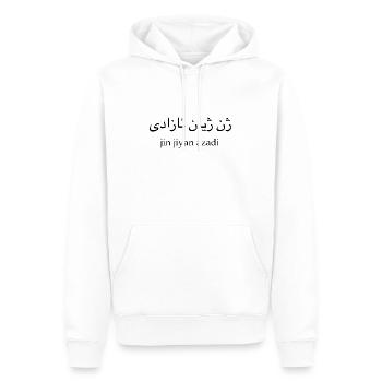Jin jiyan azadi - woman life freedom - Männer Premium Bio Hoodie - Weiß - Vorne - Nico (187cm)