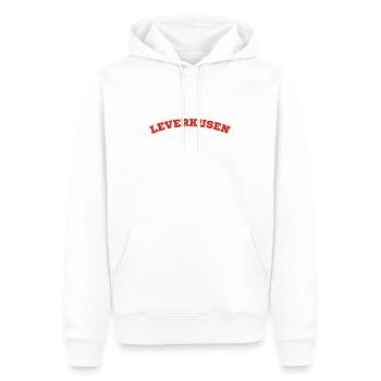 Leverkusen - Männer Premium Bio Hoodie - Weiß - Vorne - Nico (187cm)