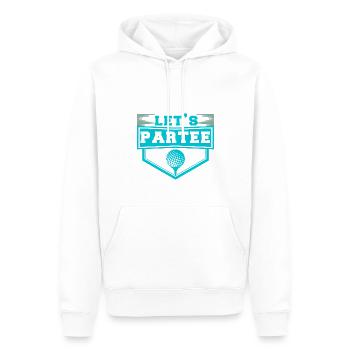 Golf Geschenk Witz Golfspieler Golfer - Männer Premium Bio Hoodie - Weiß - Vorne - Nico (187cm)