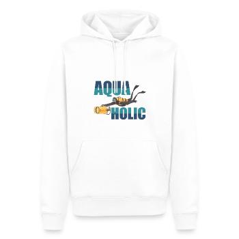 Taucher Tauchen Design Schnorcheln - Männer Premium Bio Hoodie - Weiß - Vorne - Nico (187cm)