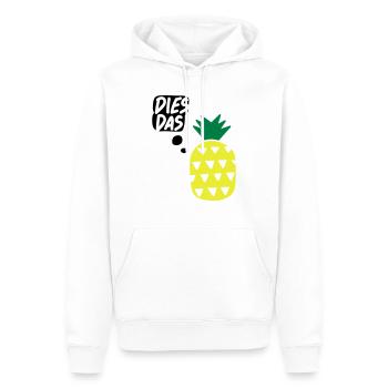 Dies, das, Ananas! Tasse - Männer Premium Bio Hoodie - Weiß - Vorne - Nico (187cm)
