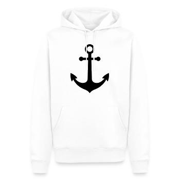 Anker Seemann - Männer Premium Bio Hoodie - Weiß - Vorne - Nico (187cm)