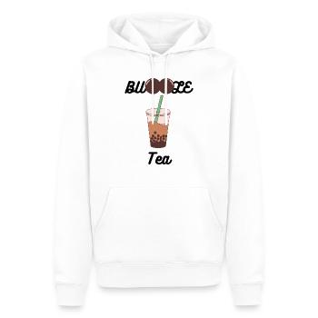 BubbleTea - Männer Premium Bio Hoodie - Weiß - Vorne - Nico (187cm)
