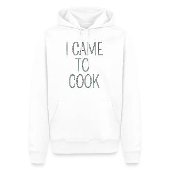 i came to cook Design für die Küche - Männer Premium Bio Hoodie - Weiß - Vorne - Nico (187cm)