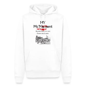 Österreich Kanzler - Männer Premium Bio Hoodie - Weiß - Vorne - Nico (187cm)