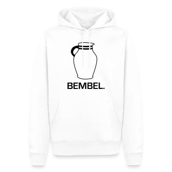 Bembel Design #Frankfurt am Meer #069 #FFM - Männer Premium Bio Hoodie - Weiß - Vorne - Nico (187cm)