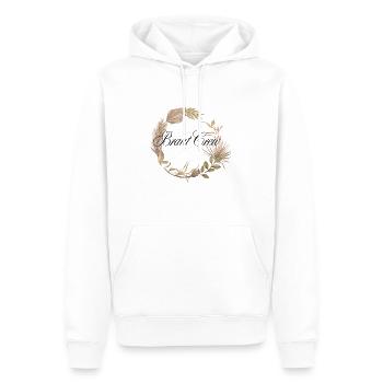 Braut Crew Boho Kranz - Männer Premium Bio Hoodie - Weiß - Vorne - Nico (187cm)