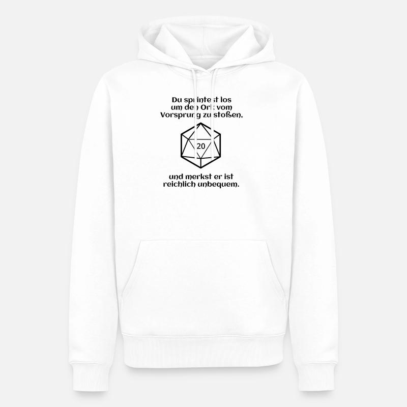W20 - Ork - Rammen - Pech - Männer Premium Bio Hoodie - Weiß