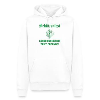 Schützenfest Freunde - Männer Premium Bio Hoodie - Weiß - Vorne - Nico (187cm)