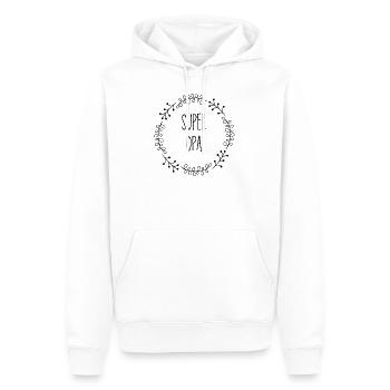 Super Opa - Männer Premium Bio Hoodie - Weiß - Vorne - Nico (187cm)