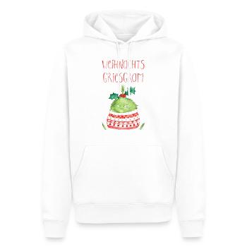 Weihnachts Griesgram - Männer Premium Bio Hoodie - Weiß - Vorne - Nico (187cm)