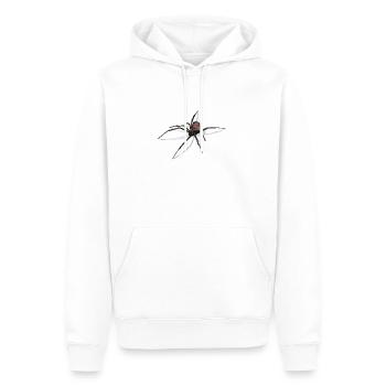 Spider with Shadow - Black Widow - Drawing - Men’s Premium Organic Hoodie - white - Front - Nico (187cm)