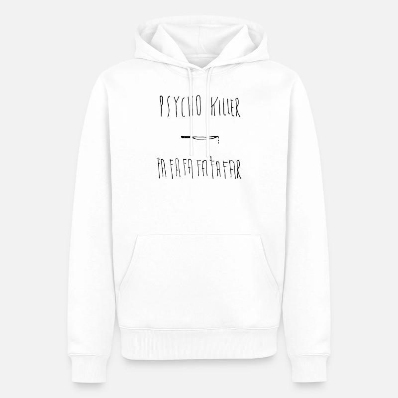 Psychopathischer Mörder - Männer Premium Bio Hoodie - Weiß