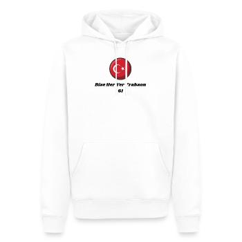 Bize Her Yer Trabzon 61 - Männer Premium Bio Hoodie - Weiß - Vorne - Nico (187cm)