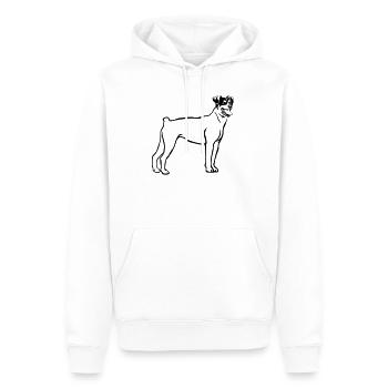 Bodeguero Andaluz - Sweat à capuche Premium bio Homme - blanc - Devant - Nico (187cm)