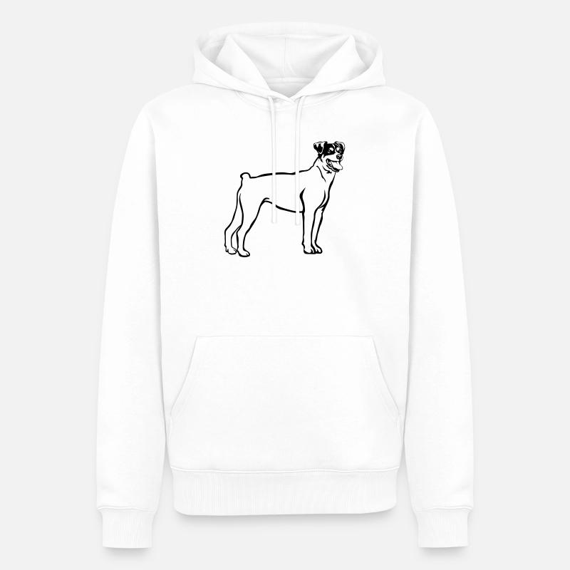 Bodeguero Andaluz - Männer Premium Bio Hoodie - Weiß