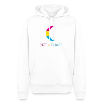 LGBTQ Pride Month - Keine Phase - Pansexuell - Männer Premium Bio Hoodie - Weiß - Vorne - Nico (187cm)
