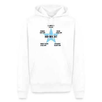 Hohwacht Urlaub Ostsee Küste Hohwachter Bucht - Männer Premium Bio Hoodie - Weiß - Vorne - Nico (187cm)