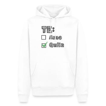 Te AmoTequila - Men’s Premium Organic Hoodie - white - Front - Nico (187cm)