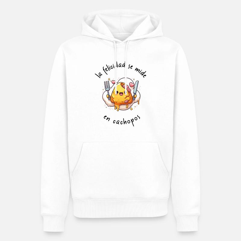 Journée Cachopo - Sweat à capuche Premium bio Homme - blanc