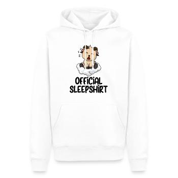 Drôle de dicton photo humour drôle idée idée cadeau - Sweat à capuche Premium bio Homme - blanc - Devant - Nico (187cm)