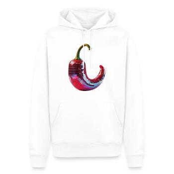 Paprika - Männer Premium Bio Hoodie - Weiß - Vorne - Nico (187cm)