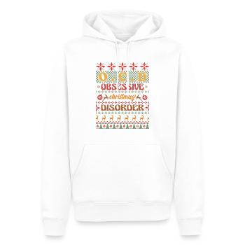 Weihnachten Santa Claus Merry Christmas - Männer Premium Bio Hoodie - Weiß - Vorne - Nico (187cm)