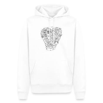 Сats - Männer Premium Bio Hoodie - Weiß - Vorne - Nico (187cm)