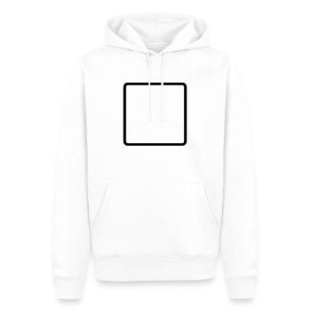/ Frame frames / / square / / rectangle / text - Men’s Premium Organic Hoodie - white - Front - Nico (187cm)