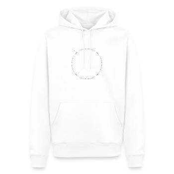 Person+Kreis - Männer Premium Bio Hoodie - Weiß - Vorne - Nico (187cm)