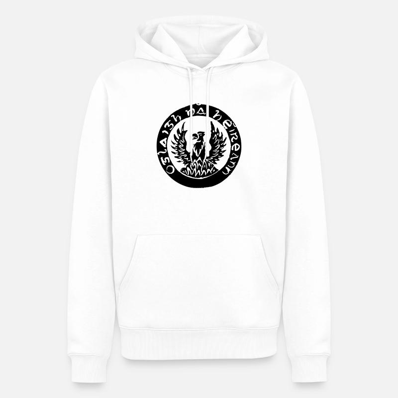 irish republican - Männer Premium Bio Hoodie - Weiß