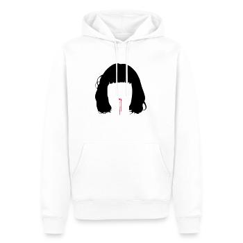 pulp fiction mia wallace nose pf04 - Männer Premium Bio Hoodie - Weiß - Vorne - Nico (187cm)