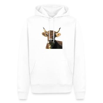 Alina von Kuhwerk - Männer Premium Bio Hoodie - Weiß - Vorne - Nico (187cm)