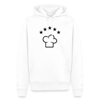 Sterne Koch Cook - Männer Premium Bio Hoodie - Weiß - Vorne - Nico (187cm)