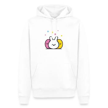 Ostern - Männer Premium Bio Hoodie - Weiß - Vorne - Nico (187cm)