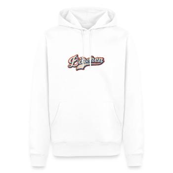 Bärchen Kosenamen Fun - Männer Premium Bio Hoodie - Weiß - Vorne - Nico (187cm)