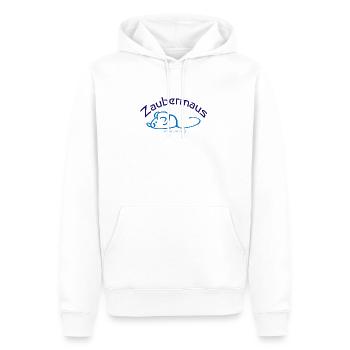 Zaubermaus - Männer Premium Bio Hoodie - Weiß - Vorne - Nico (187cm)