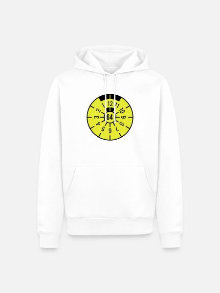 TÜV 1964 - Männer Premium Bio Hoodie - Weiß