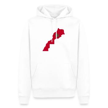 Marokko-Morocco - Männer Premium Bio Hoodie - Weiß - Vorne - Nico (187cm)