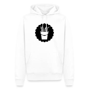 Sangria-Eimer / sangria bucket (1c) - Männer Premium Bio Hoodie - Weiß - Vorne - Nico (187cm)