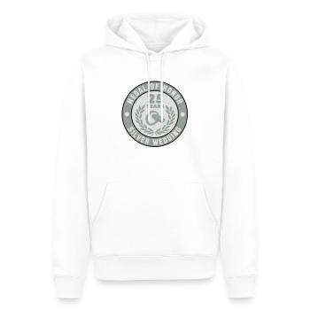 MEDAL OF HONOR 25th SILVER WEDDING 3C - Männer Premium Bio Hoodie - Weiß - Vorne - Nico (187cm)