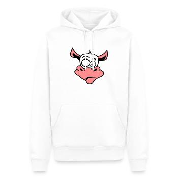 Kuh Kuh kuh Vaca mucca 22114 - Männer Premium Bio Hoodie - Weiß - Vorne - Nico (187cm)