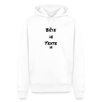 Bestie von Text-, Word Games Francois Ville - Männer Premium Bio Hoodie - Weiß - Vorne - Nico (187cm)