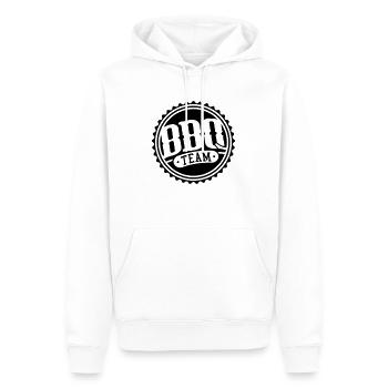 bbq_team_ti1 - Sweat à capuche Premium bio Homme - blanc - Devant - Nico (187cm)