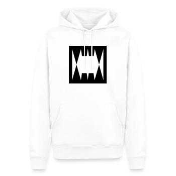 Ork Glyphe: War - Männer Premium Bio Hoodie - Weiß - Vorne - Nico (187cm)