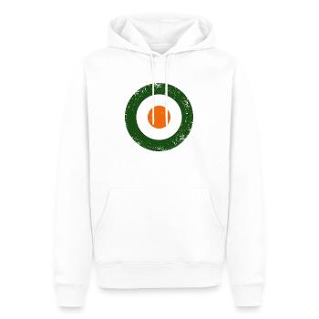 target irish vintage - Männer Premium Bio Hoodie - Weiß - Vorne - Nico (187cm)