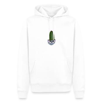 MIGNON PINCUSHION CACTUS POT - Sweat à capuche Premium bio Homme - blanc - Devant - Nico (187cm)